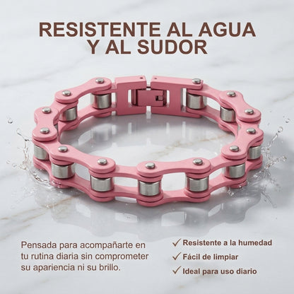 Pulsera Biker para Mujer Tipo Cadena⛓️