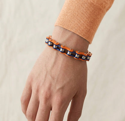 Pulsera Biker Rebel Tipo Cadena ⛓️