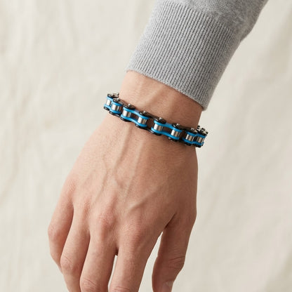 Pulsera Biker Rebel Tipo Cadena ⛓️